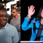 David Crowley, centriste noir, bat Francesca Hong lors de la primaire démocrate du Wisconsin.