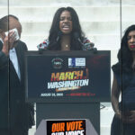 La petite-fille de MLK, Yolanda, appelle à restaurer le rêve à Washington pour les droits de vote.