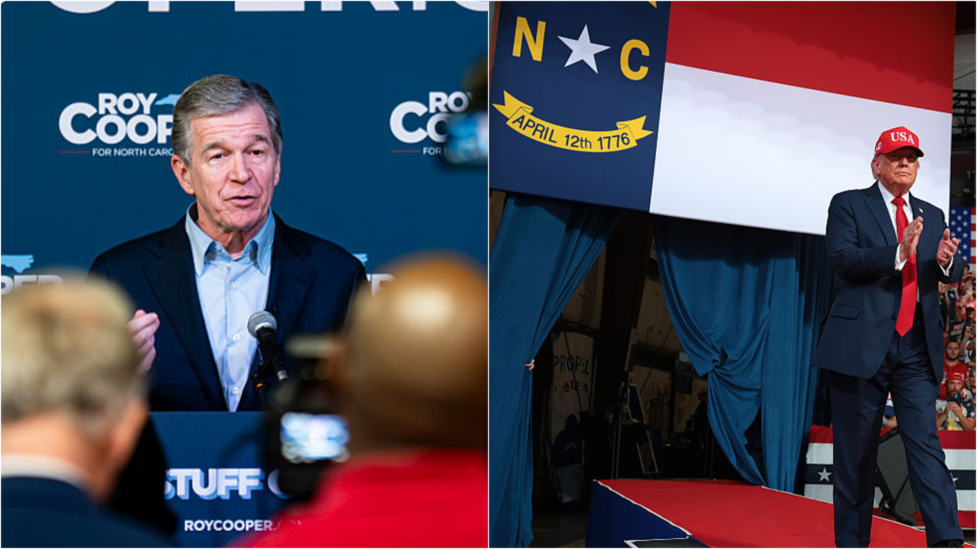 Trump relance l'attaque raciste 'Willie Horton' de 1988 contre Roy Cooper de Caroline du Nord.